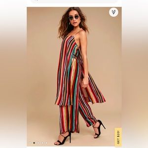 FREE PEOPLE Ruby Multi Striped Two-Piece Set